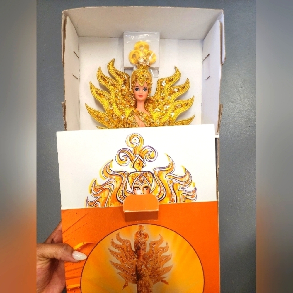 Bob Mackie Goddess of the Sun Barbie Doll NRFB 2000 Collector Edition Mattel